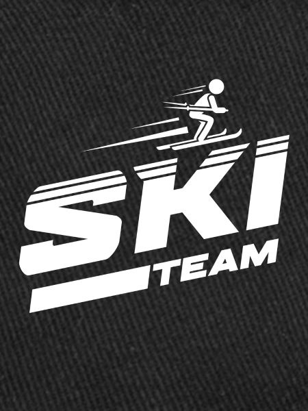 Ski team skiing