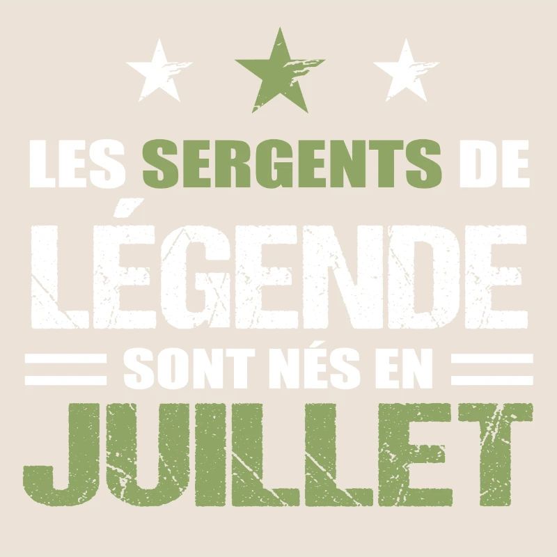 Sergent cadeau anniversaire juillet militaire