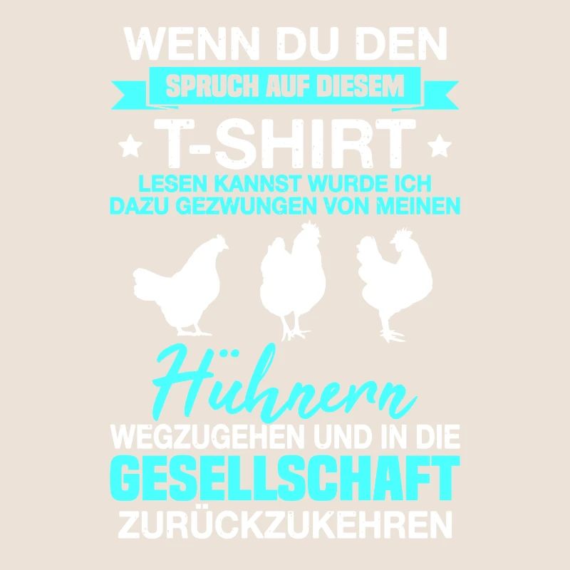 Hühner Geschenk Spruch