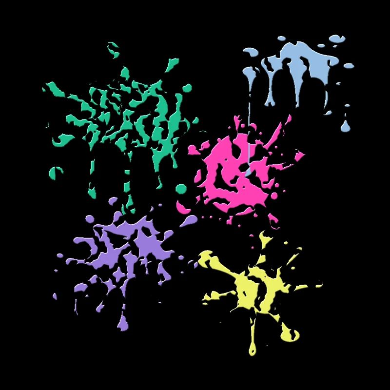 Blobs of color
