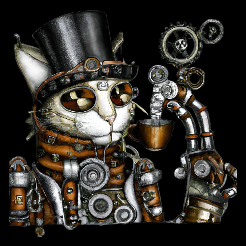 Steampunk Katze