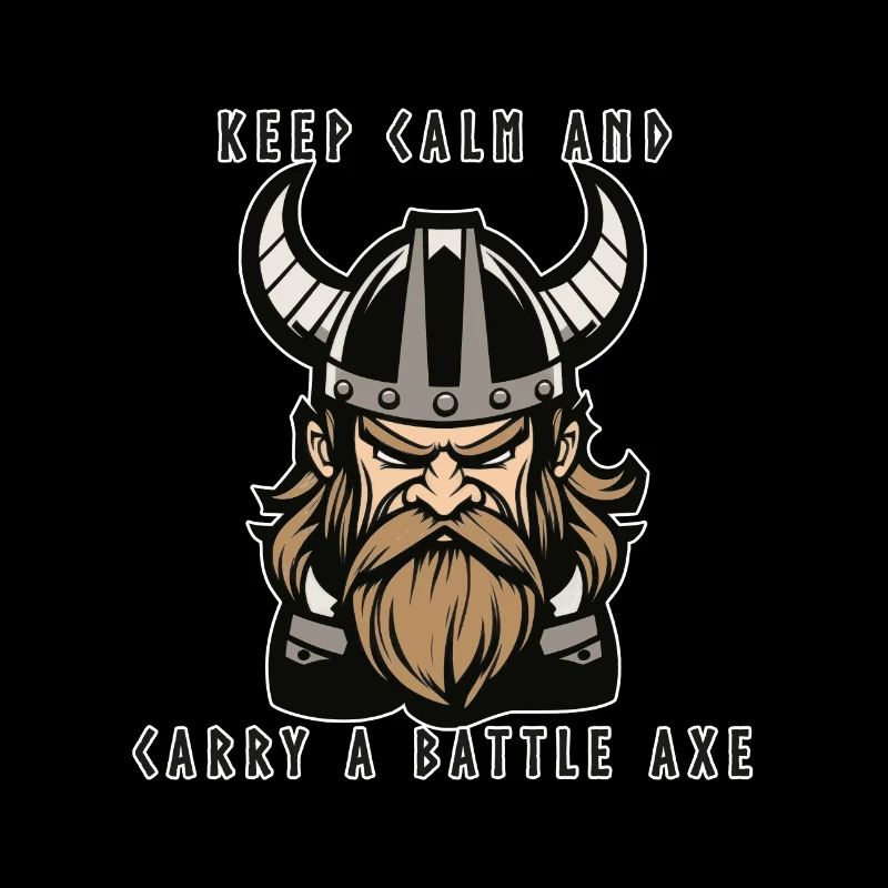 Keep Calm and Carry a Battle Axe