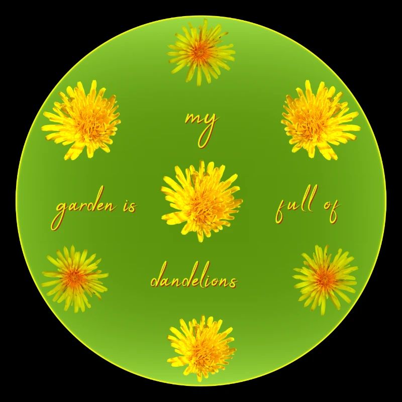 dandelions garden dandelion