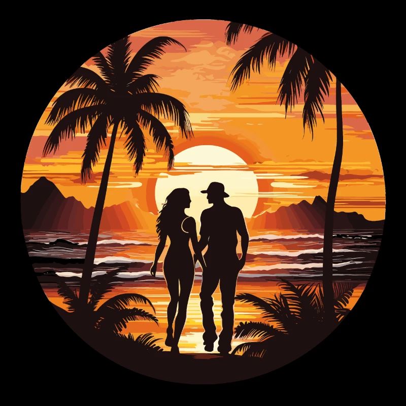 Plage Coucher de soleil