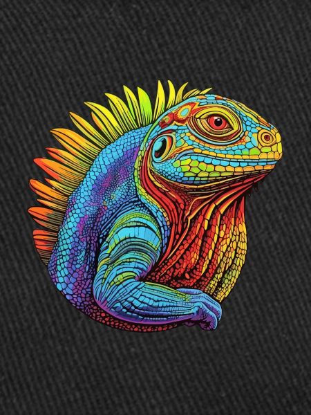 Glowing lizard