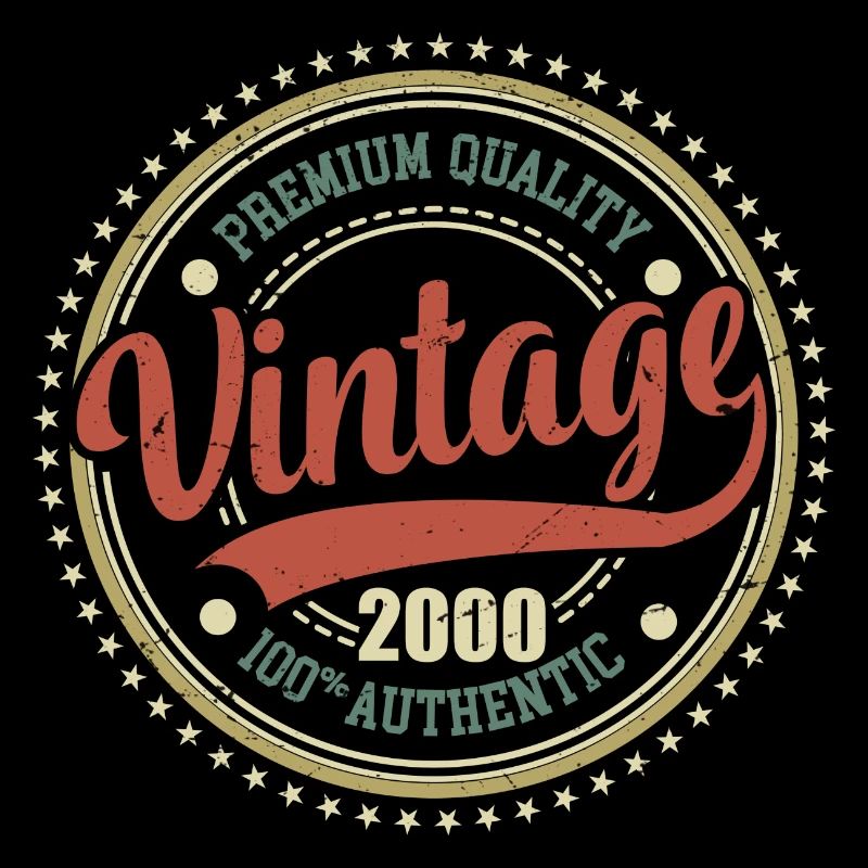 Vintage 2000 Retro Anniversary 2000