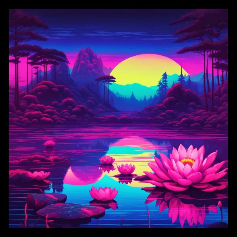 nénuphars sur le lac