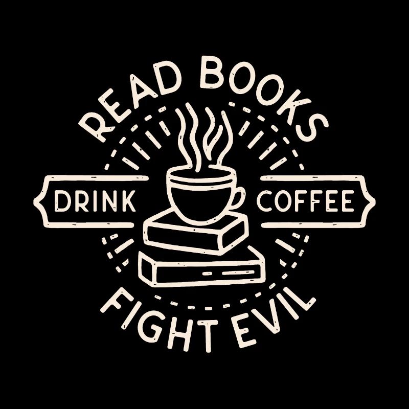 Read books drink coffee fight evil