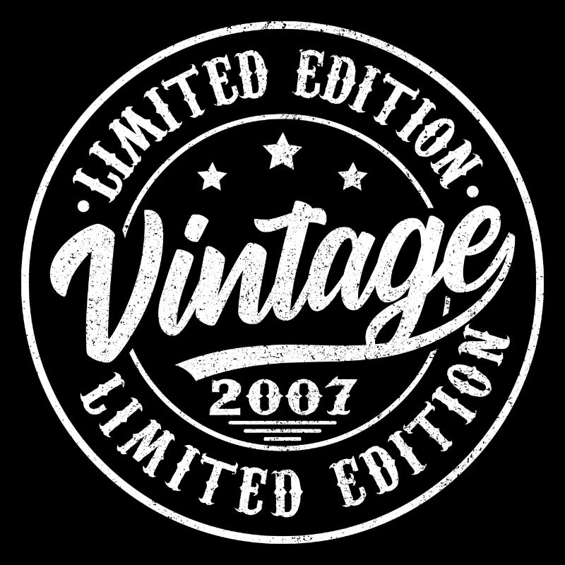 2007 Vintage Retro 2007 Birthday Gift 2007