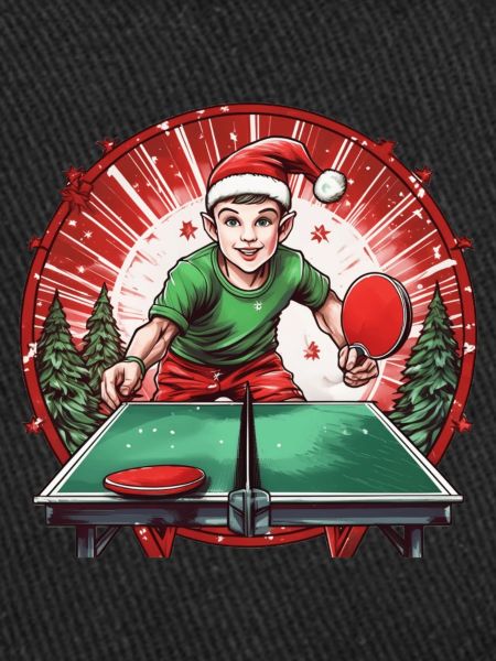 Ping-pong elfe de Noël