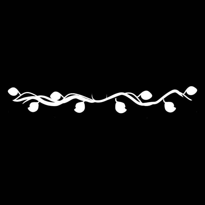 Symbole de branche de ligne de feuilles