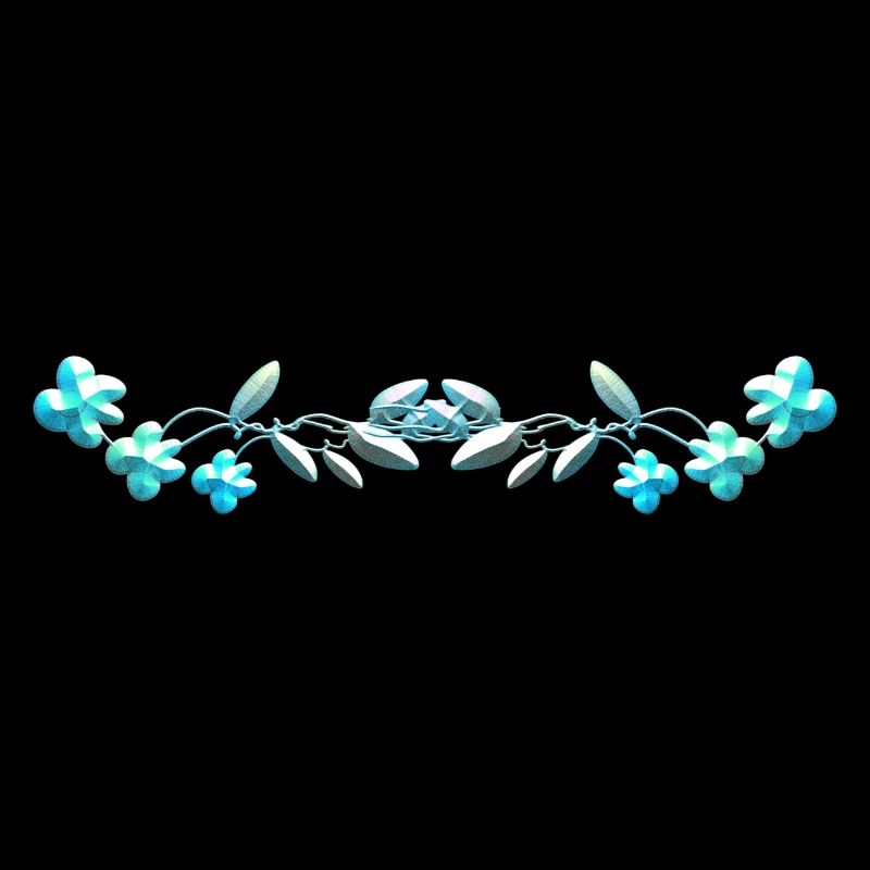 linie blumen blaue