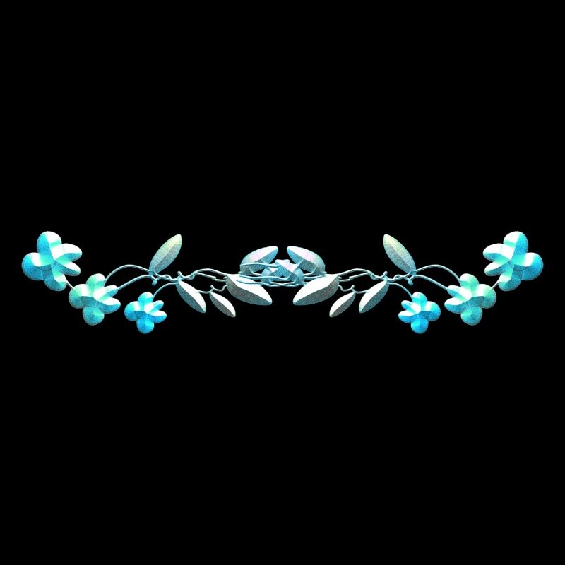 ligne fleurs bleues