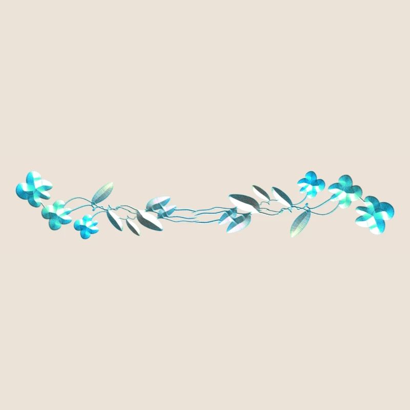 fleurs bleues caresser fleurs