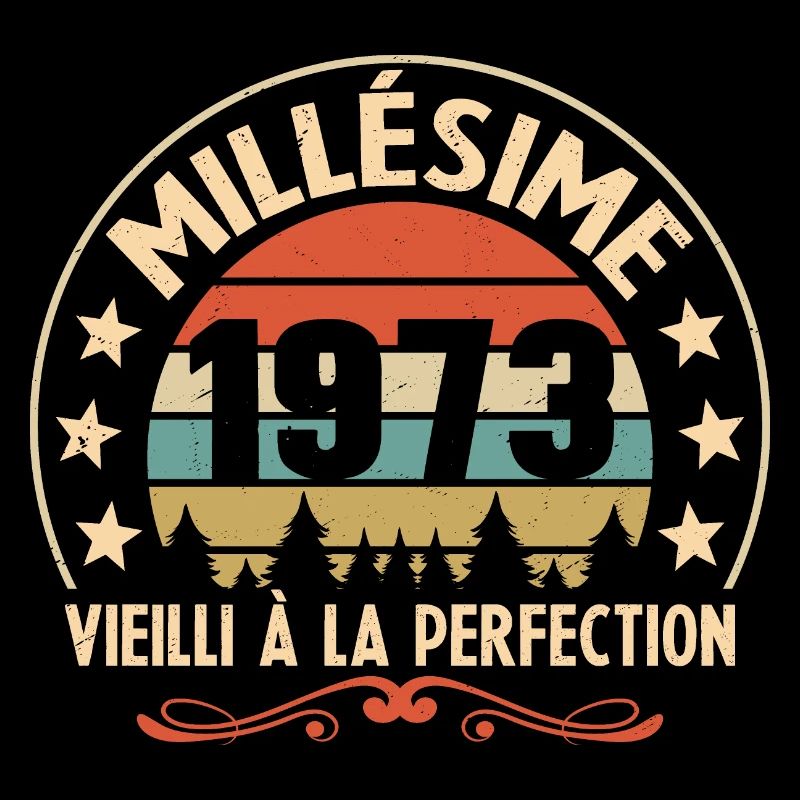 Cadeau Millésime 1973 Vieilli À La Perefection