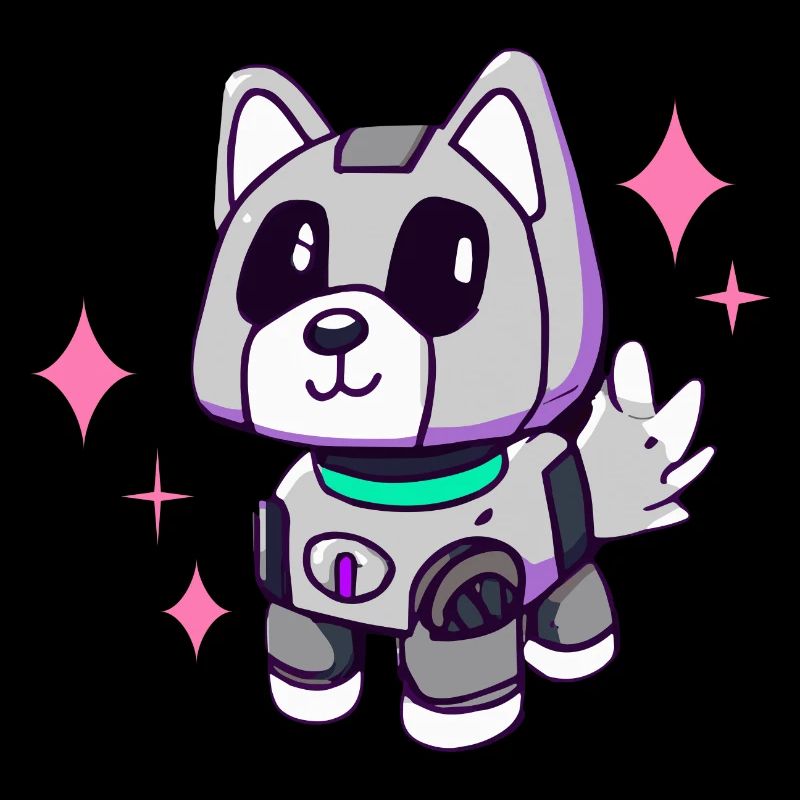 Husky robot dog Malamute