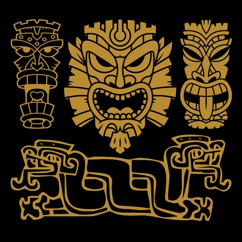 Mystical Signs Masks Figures and Patterns