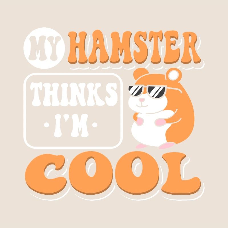 Mon hamster pense que je suis cool hamster drôle