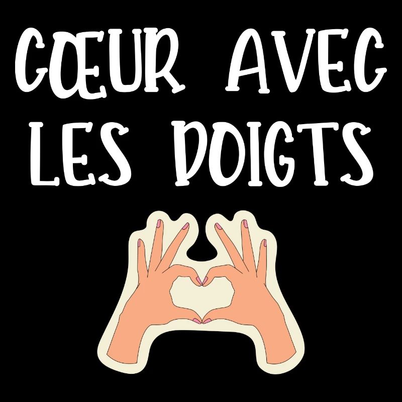 cœur avec les doigts