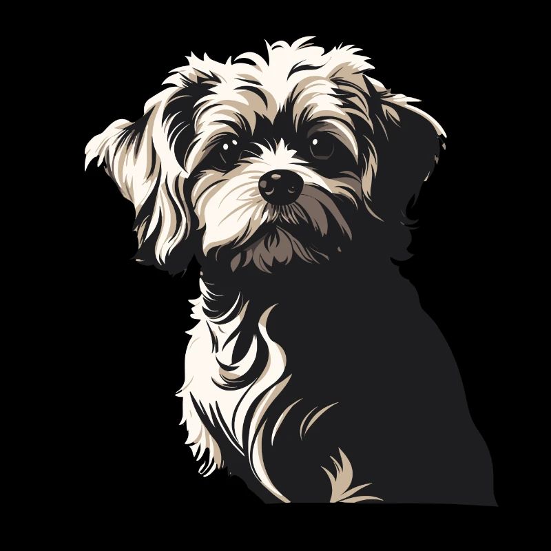 Lhasa Apso Dog Portrait Picture