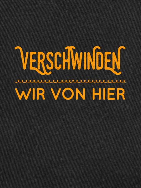 verschwinden wir