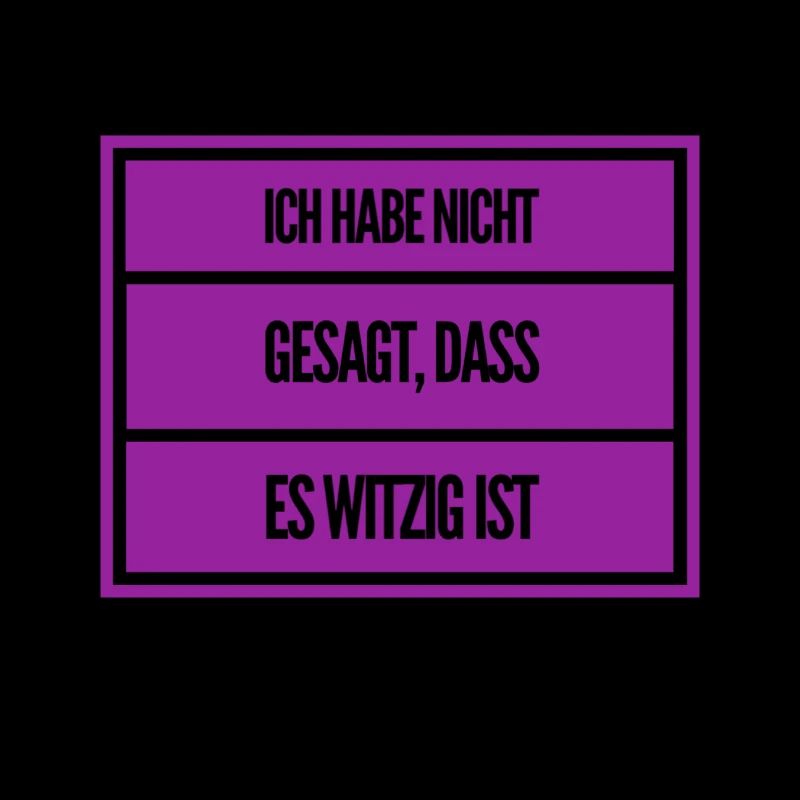 das ist nicht witzig
