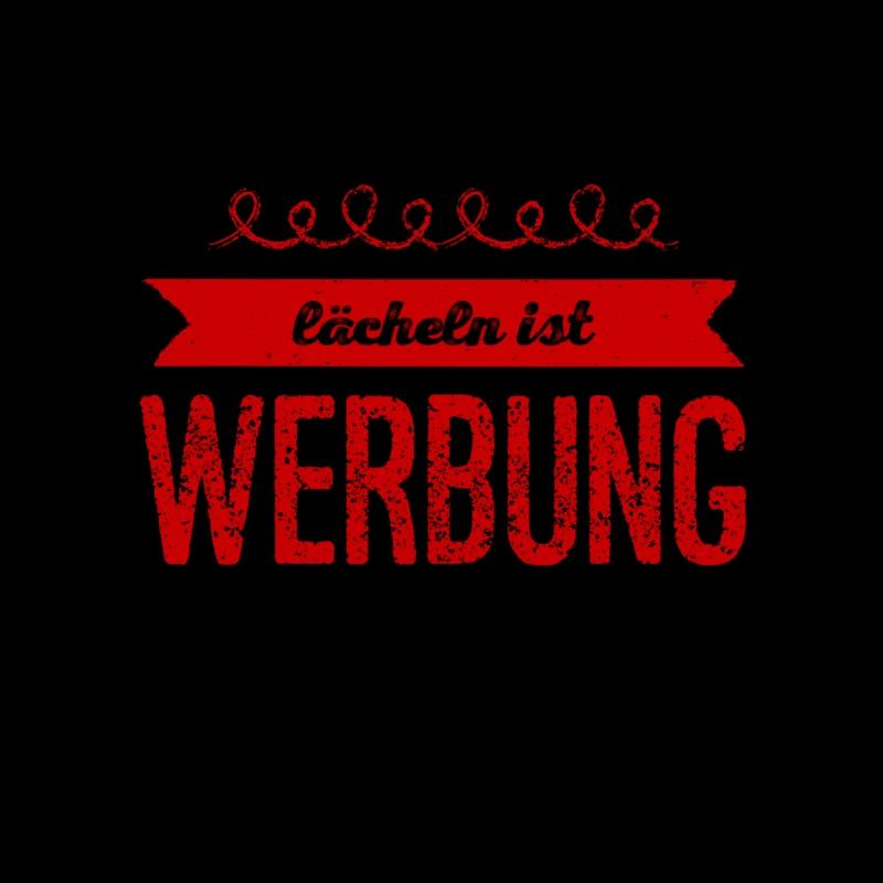 lächeln ist Werbung