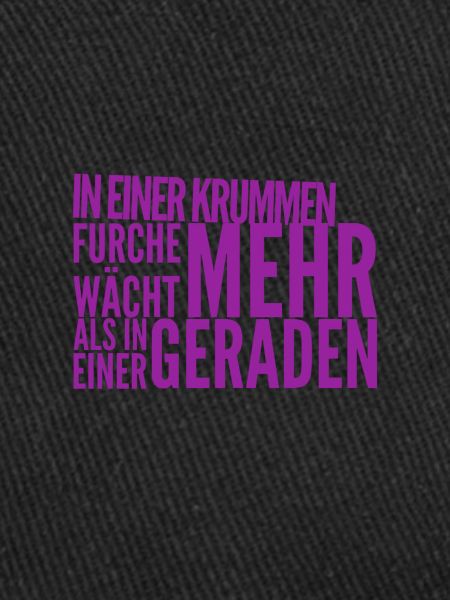 gerade Furche