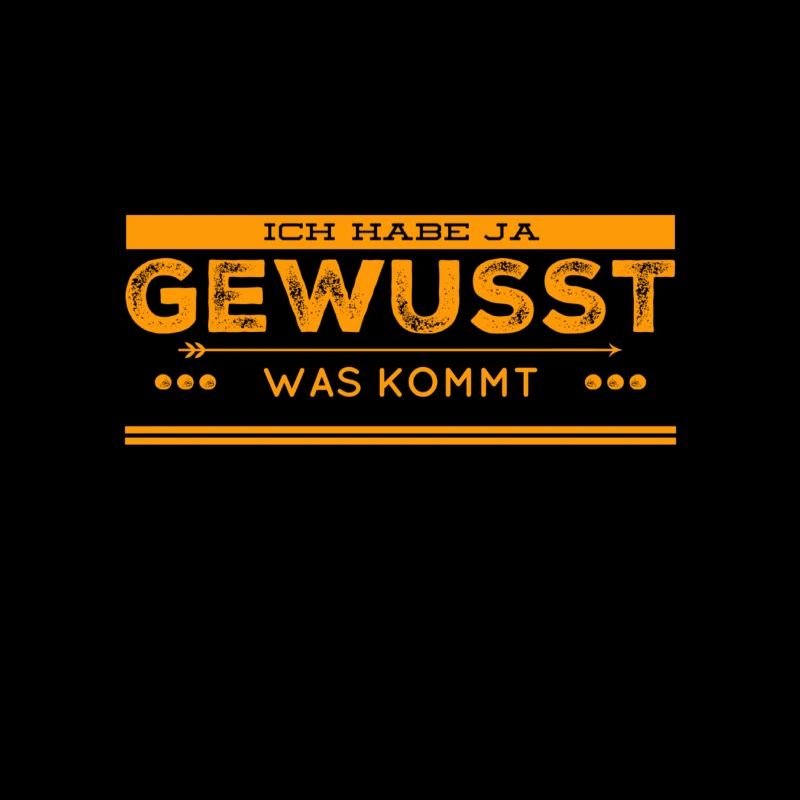 ich wusste es
