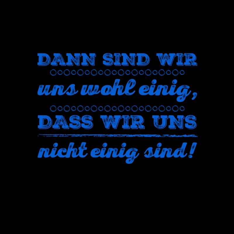 nicht einig