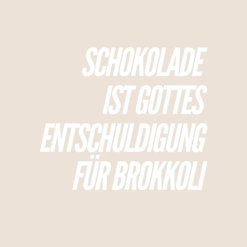 Brokkoli oder Schokolade?