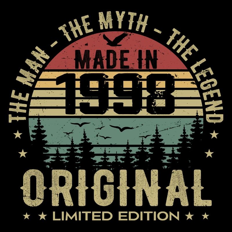 Original 1998 Retro 1998 Geburtstagsgeschenk 1998