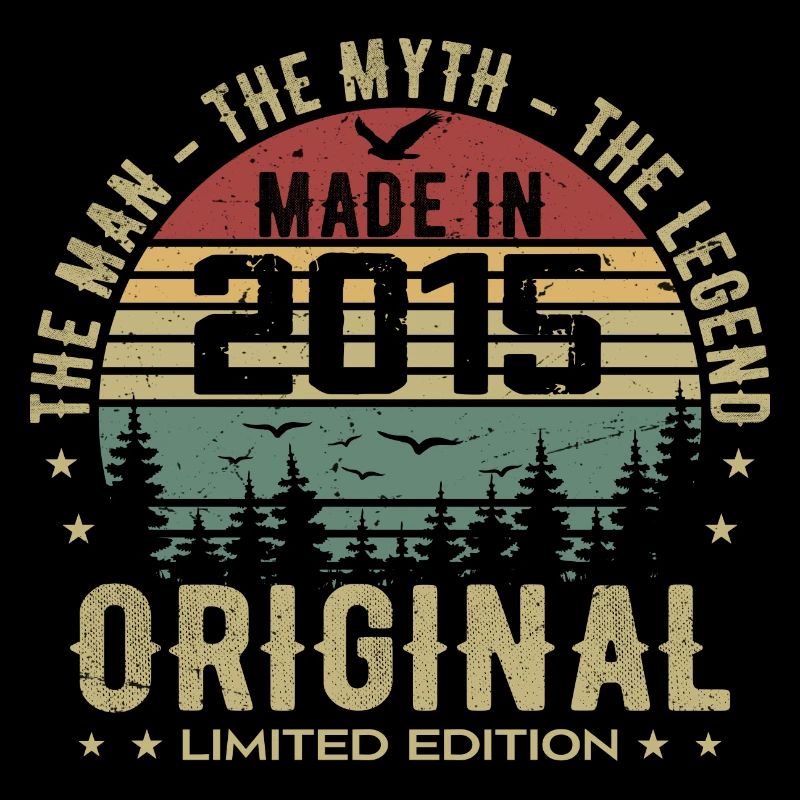 Original 2015 Retro 2015 Geburtstagsgeschenk 2015