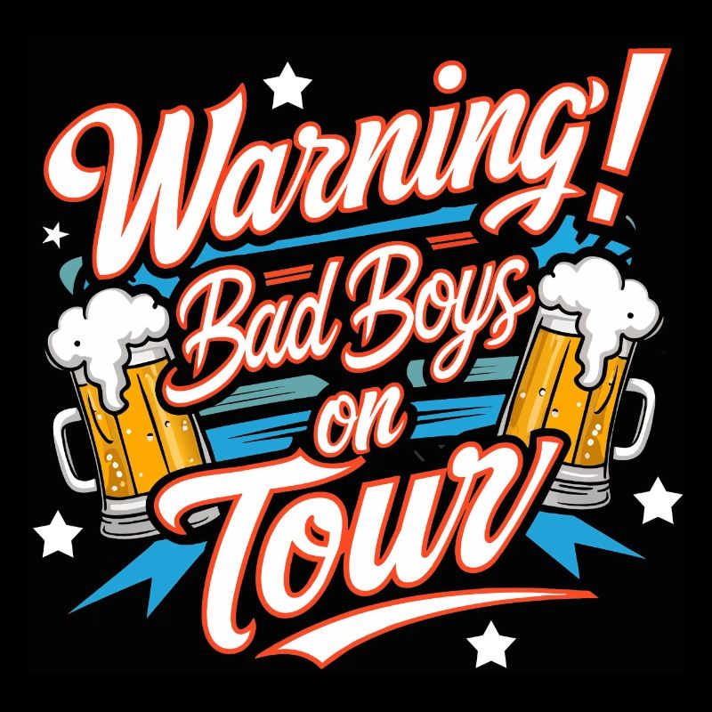 Männer auf Tour Jungs auf Tour lustiger Text
