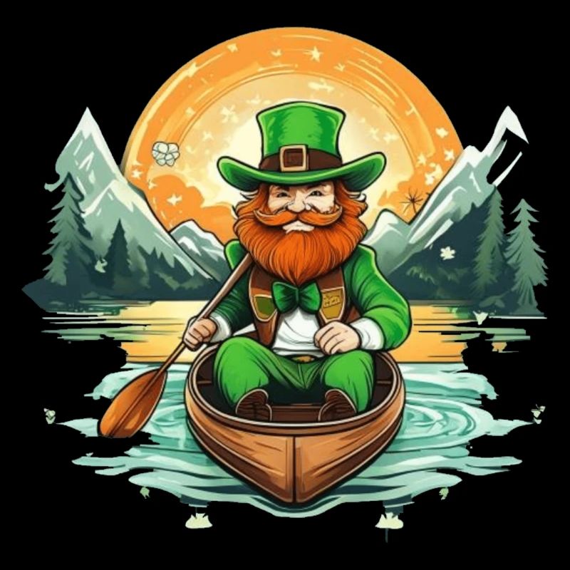 St. Patrick's Day Kleeblatt Kajak