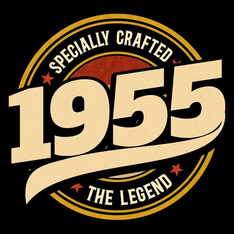 Vintage Year 1955 Legend 70 Years Anniversary