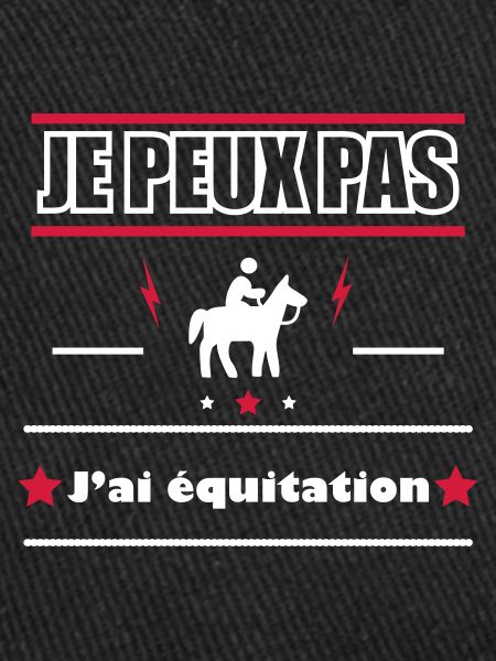 Je peux pas équitation