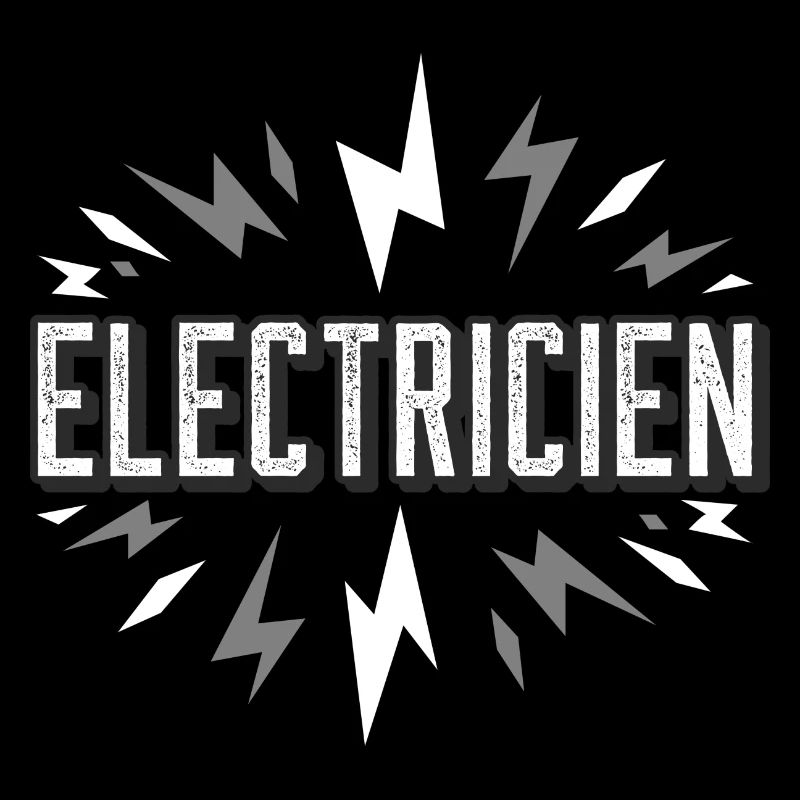 Electricien - avec éclairs
