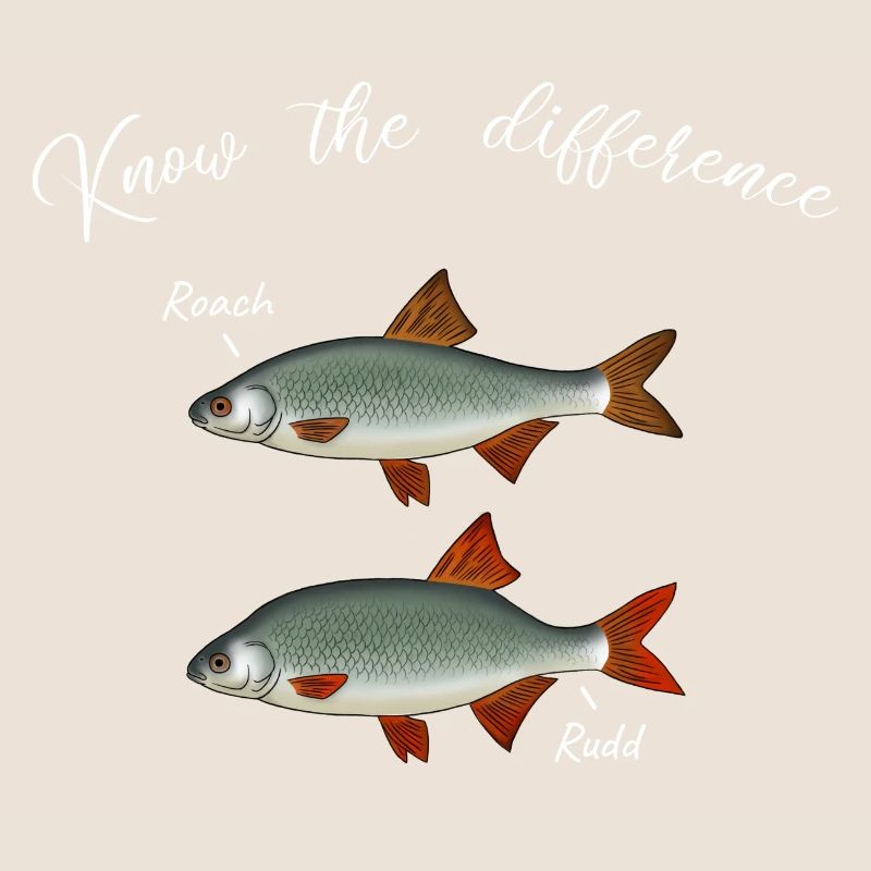 Roach Red Feather Différence Pêche