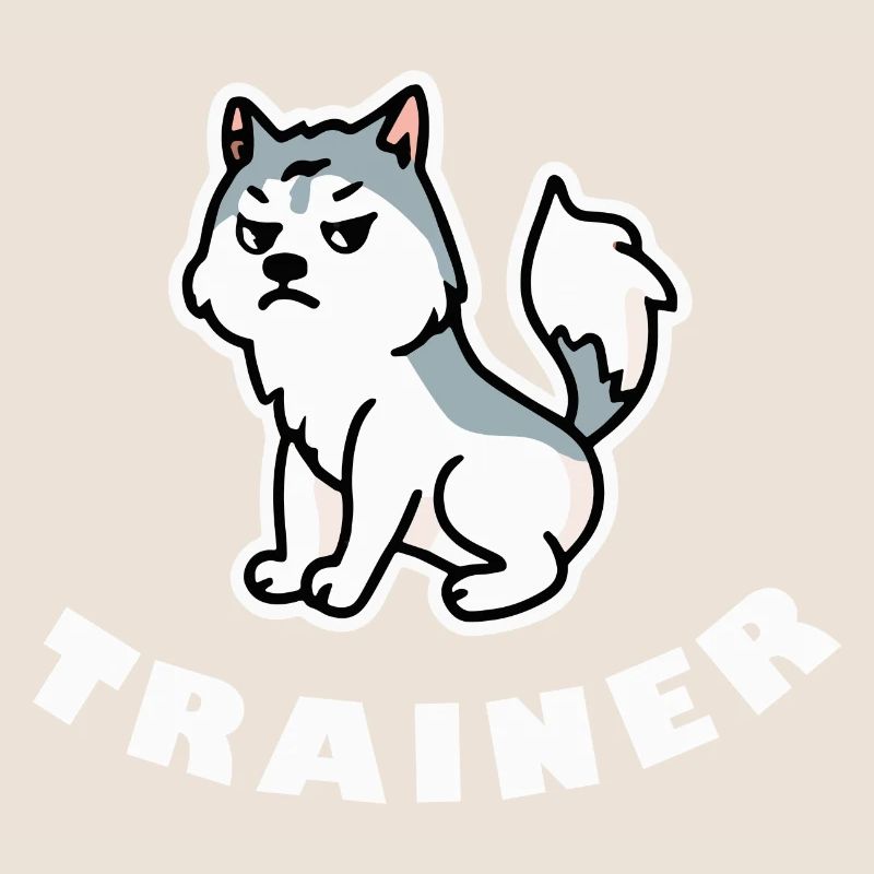 Huskytrainer Grumpy Hund Malamute