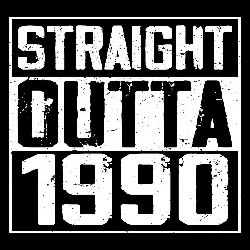 Straight Outta 1990 Retro 1990 Birthday Gift