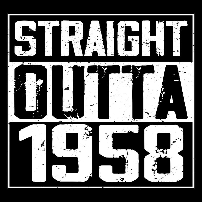 Straight Outta 1958 Retro 1958 Jubiläumsgeschenk