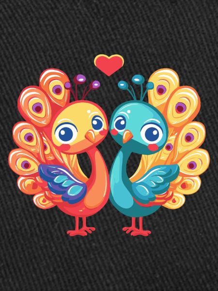 Peacock Bird Couple Love Valentine's Day