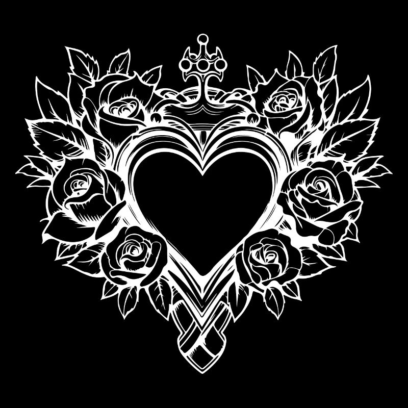 Tatouage symbole de coeur
