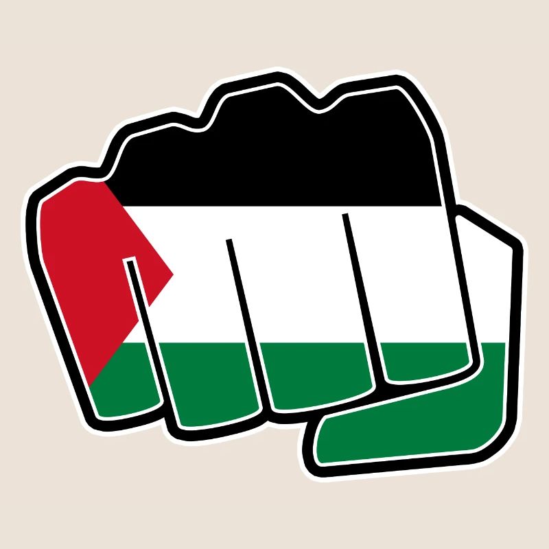 Palestine drapeau drapeau poing