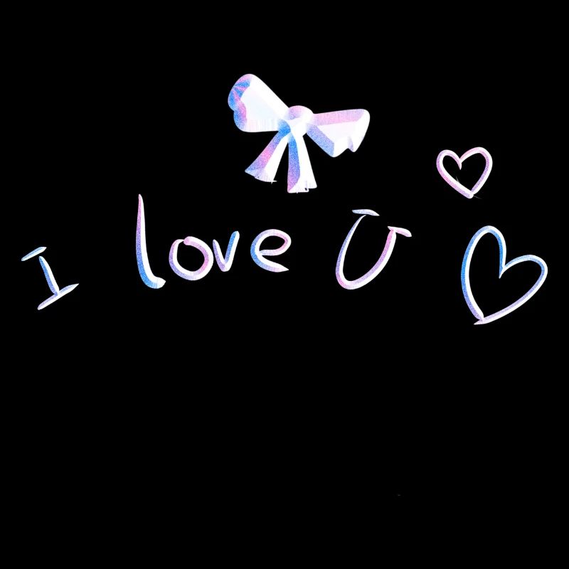 ich liebe dich herzen schleife rosa
