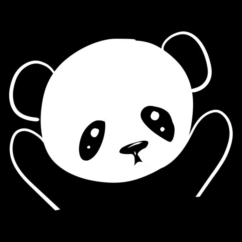 panda animal heureux ours