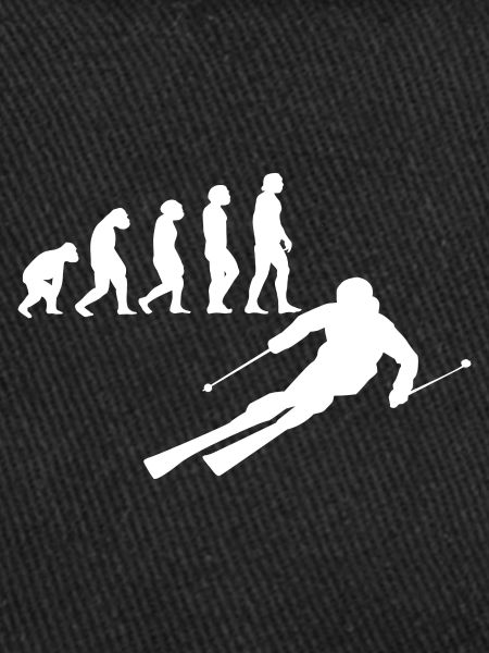 Skiers skiing
