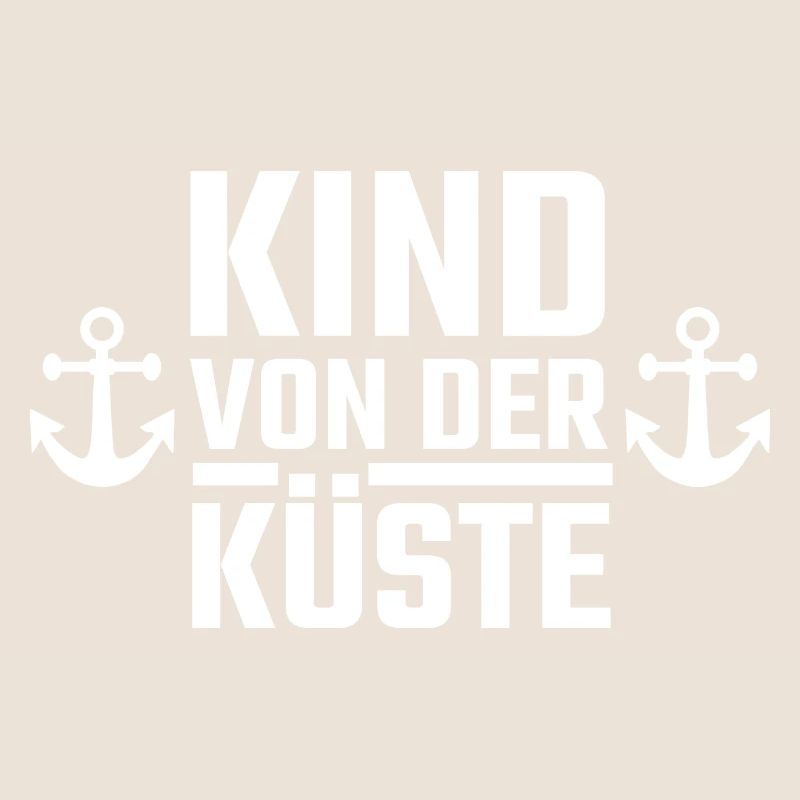 Kind von der Küste - Anker