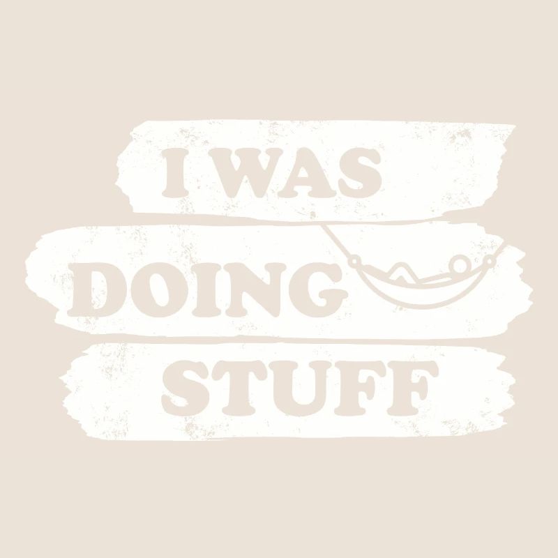 I was doing stuff - Hängematte vintage